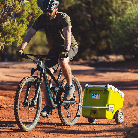 Rovr Products Bikr Kit Cooler Trailer, Silver Silver
