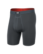 Saxx Men's Multi-Sport Mesh Long Boxer Brief Fly Turbulence