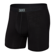 Saxx Men's Vibe Super Soft Boxer Brief Black/Black