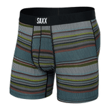 Saxx Men's Vibe Super Soft Boxer Brief Hyperactive Stripe-Multi