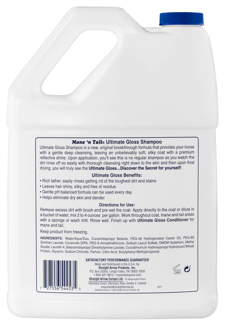 Mane n' Tail Ultimate Gloss Shampoo - 3.4oz / 32oz. / 1 Gallon