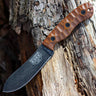 Esee James Gibson 5 Nessmuk Knife, Contoured Brown Micarta/black Brwn mcrta/blk