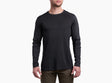 Kuhl Clothing Mens Kuhl Engineered Crew Longsleeve Black