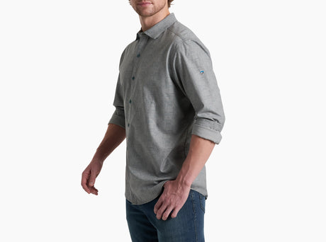 Kuhl Clothing Mens Kuhl Breeze Longsleeve Titanium