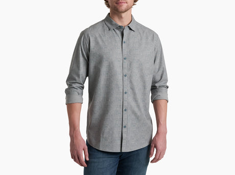 Kuhl Clothing Mens Kuhl Breeze Longsleeve Titanium