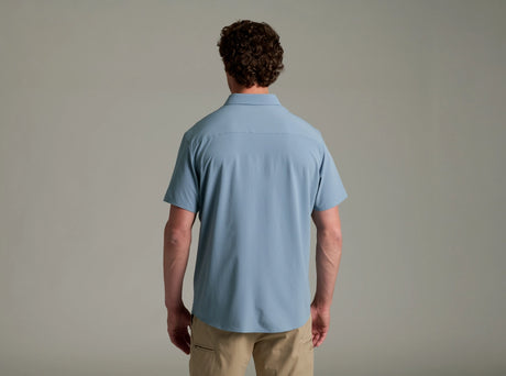 Kuhl Clothing Mens Edge Shortsleeve Mineral blue