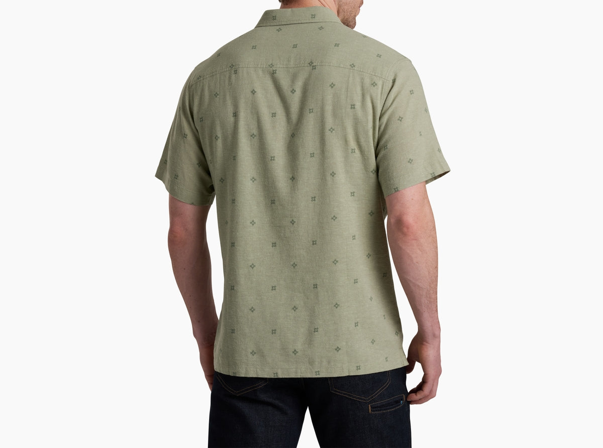 Kuhl Clothing Mens Getaway Shortsleeve Aloe