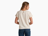 Kuhl Clothing Womens Shayla Shortsleeve Ivory