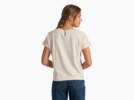 Kuhl Clothing Womens Shayla Shortsleeve Ivory
