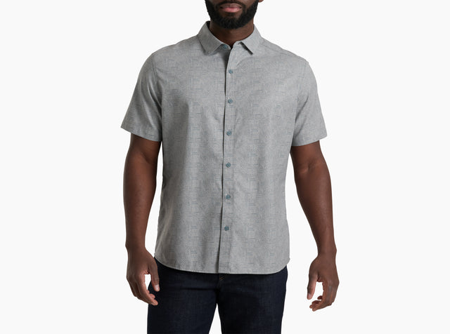 Kuhl Clothing Mens Kuhl Breeze Shortsleeve Titanium