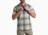 Kuhl Clothing Mens Konquer Shortsleeve Feather grey