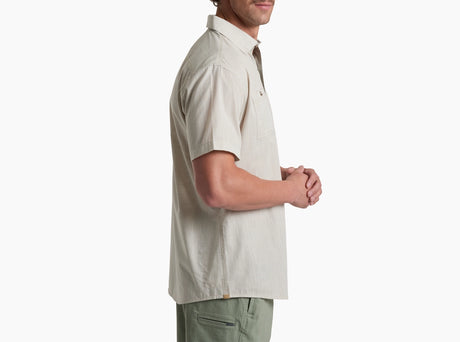 Kuhl Clothing Mens Karib Shortsleeve Feather grey