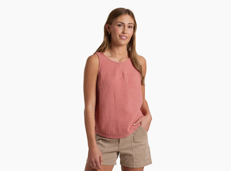 Kuhl Clothing Womens Klover Tank Coral rose