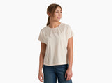 Kuhl Clothing Womens Shayla Shortsleeve Ivory
