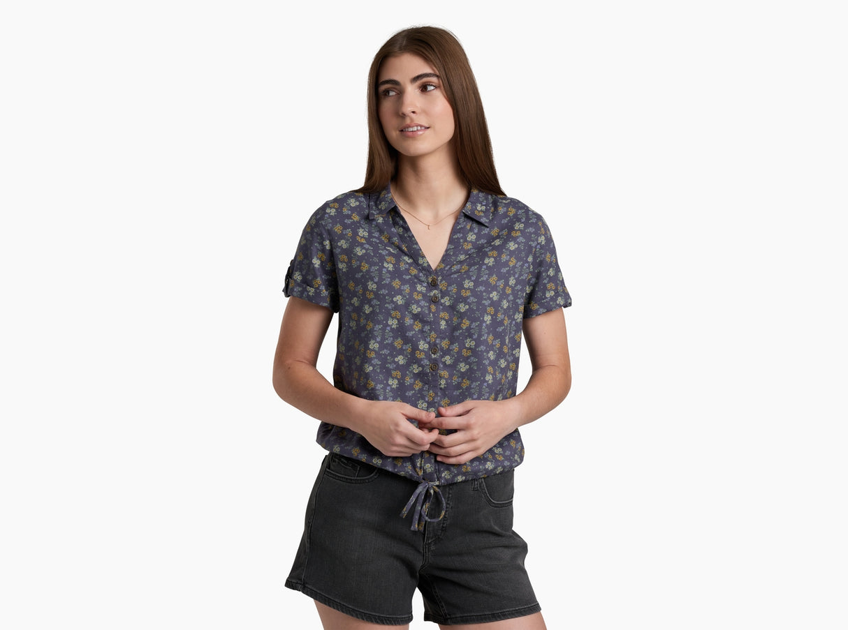 Kuhl Clothing Womens Liliana Shortsleeve Mystic print