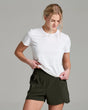 Kuhl Clothing Womens Solis Shortsleeve Crew White