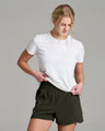 Kuhl Clothing Womens Solis Shortsleeve Crew White