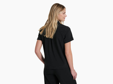 Kuhl Clothing Womens Vantage Travelr Shortsleeve Black
