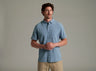 Kuhl Clothing Mens Edge Shortsleeve ineral blue / M