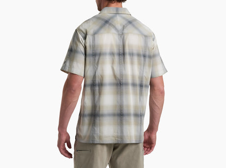Kuhl Clothing Mens Konquer Shortsleeve Feather grey