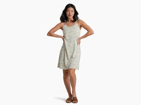 Kuhl Clothing Womens Lyra Krossbak Dress Natural print