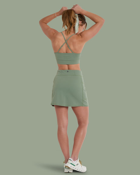 Kuhl Clothing Womens Kush Skort Slate green