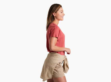 Kuhl Clothing Womens Shayla Shortsleeve Crab apple