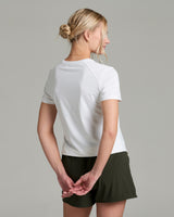 Kuhl Clothing Womens Solis Shortsleeve Crew White
