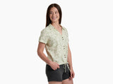 Kuhl Clothing Womens Liliana Shortsleeve Sea foam print