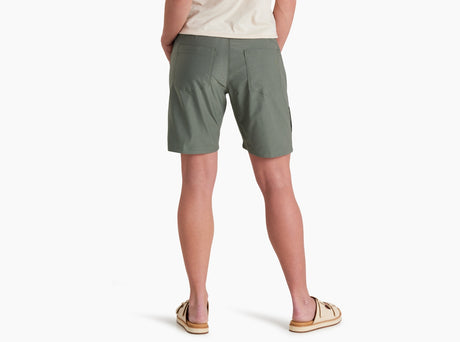Kuhl Clothing Womens Trekr Pull On Short 8in Olive