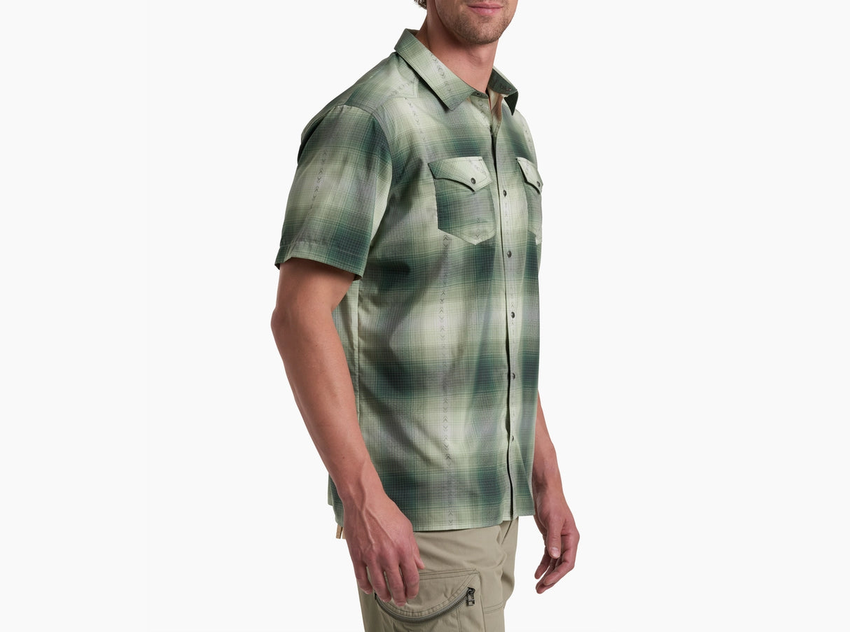 Kuhl Clothing Mens Konquer Shortsleeve Everglade green