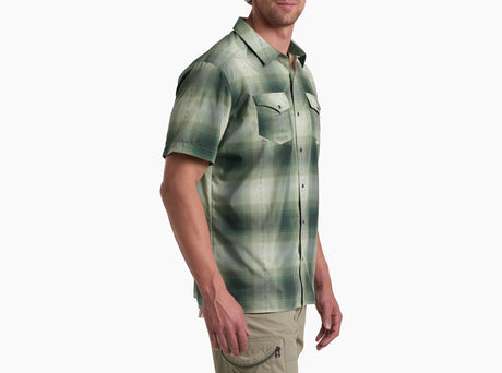 Kuhl Clothing Mens Konquer Shortsleeve Everglade green