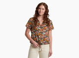Kuhl Clothing Womens Liliana Shortsleeve Night sky print