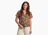 Kuhl Clothing Womens Liliana Shortsleeve Night sky print