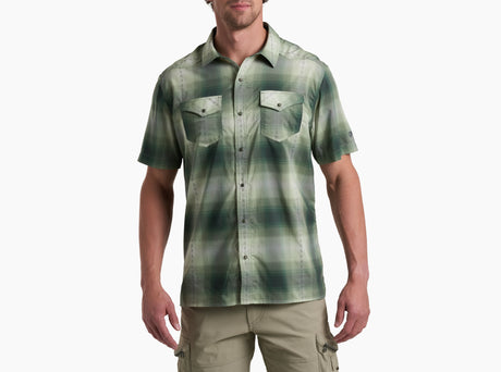 Kuhl Clothing Mens Konquer Shortsleeve Everglade green