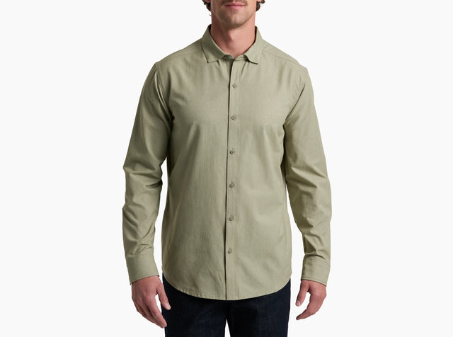 Kuhl Clothing Mens Kuhl Breeze Longsleeve agebrush / S