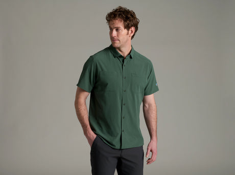 Kuhl Clothing Mens Edge Shortsleeve Smoked pine