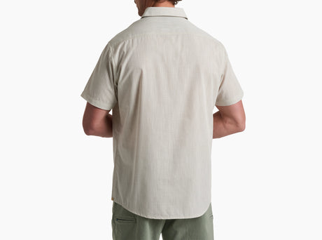 Kuhl Clothing Mens Karib Shortsleeve Feather grey