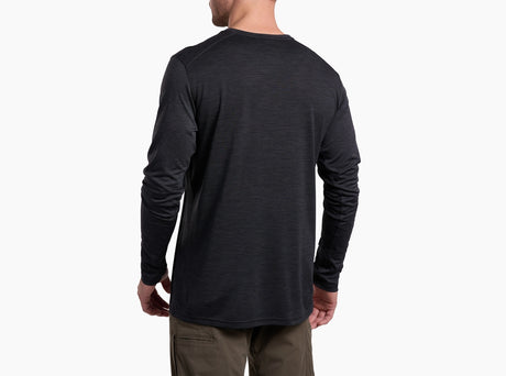 Kuhl Clothing Mens Kuhl Engineered Crew Longsleeve Black