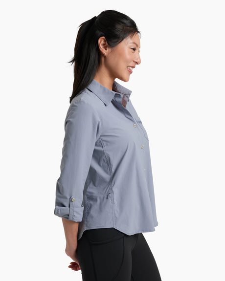Kuhl Clothing Womens Wander Longsleeve Violet haze
