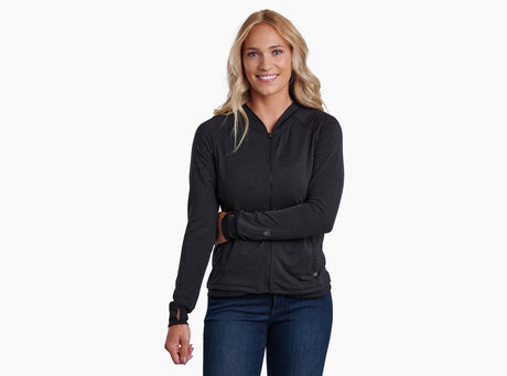 Kuhl Clothing Womens Inspira Full Zip Hoody Black