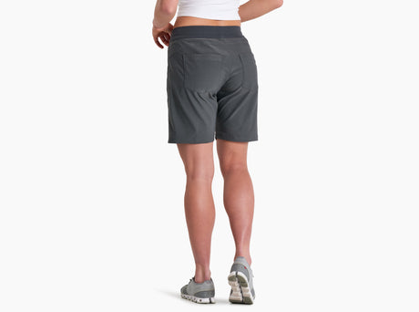 Kuhl Clothing Womens Trekr Pull On Short 8in Charcoal
