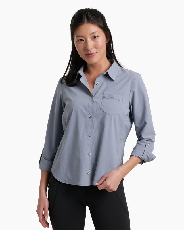 Kuhl Clothing Womens Wander Longsleeve Violet haze