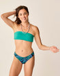 Carve Designs Sanitas Reversible Swim Bottom - Blue Oasis/Jade Blue Oasis/Jade