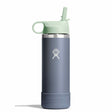 Hydro Flask Kids Wide Mouth Straw Cap Bottle 18oz Koala Koala