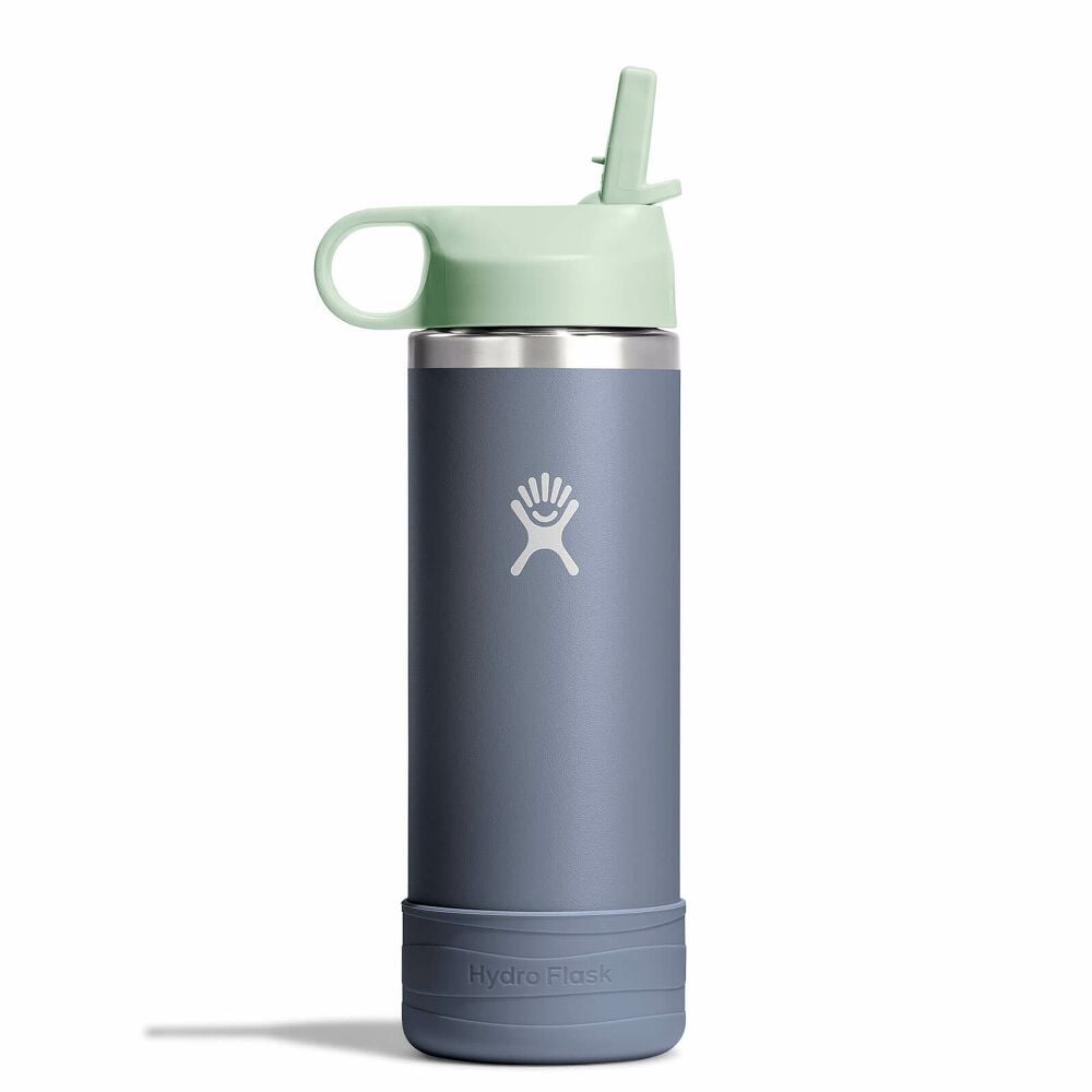 Hydro Flask Kids Wide Mouth Straw Cap Bottle 18oz Koala Koala