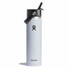 Hydro Flask 24oz Wide Flex Straw Cap Bottle, White White