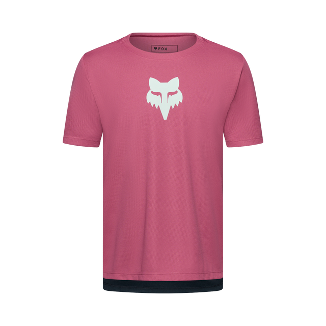 Fox Racing Yth Ranger Ss Jersey Fox Head, Dark Pink/ys Dark pink
