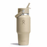 Hydro Flask Wide Flex Straw Travel Bottle Oat 24oz Oat