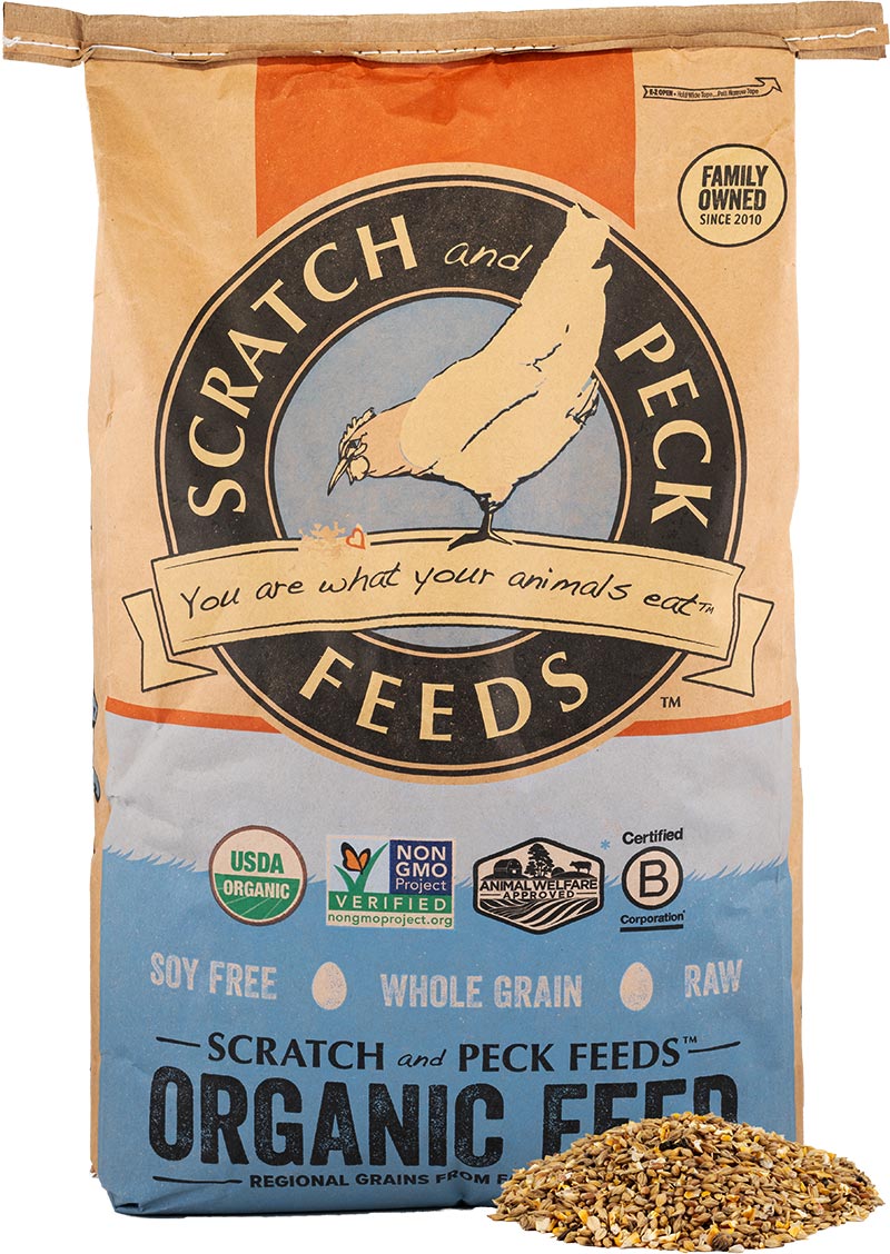Scratch Peck Organic Scratch With Corn